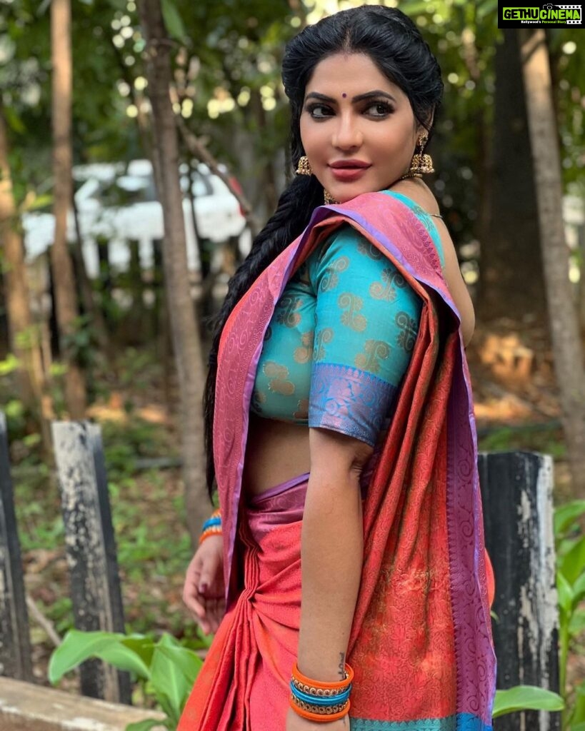 Reshma Pasupuleti Instagram - Kindness should never be taken for granted, because even the nicest people have their limits ✌️ Saree custom designed @dharaniofficialpage jewelry @jewelhub_chennai
