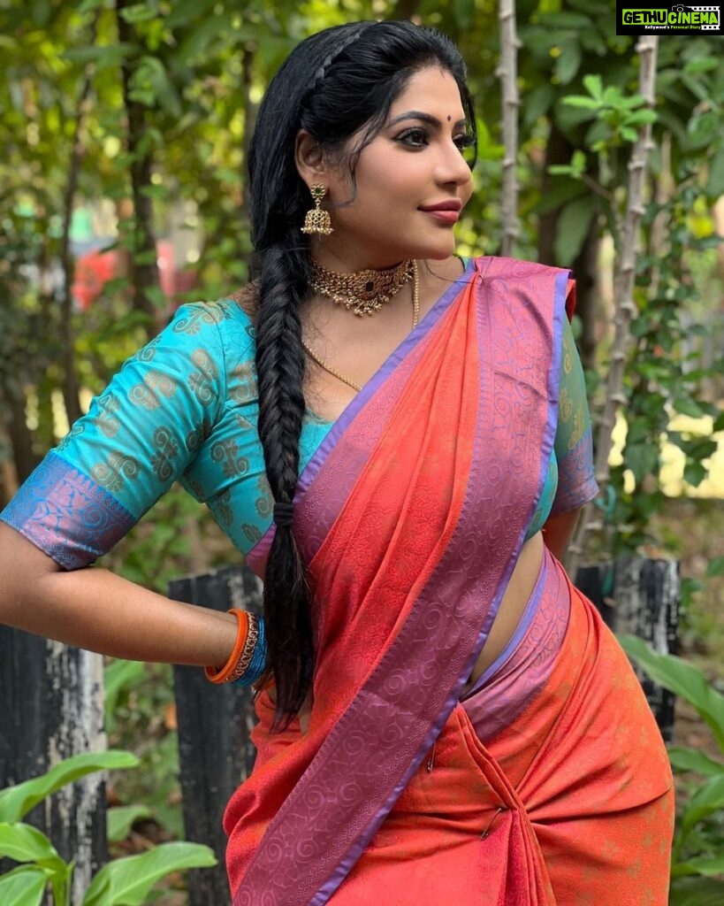 Reshma Pasupuleti Instagram - Kindness should never be taken for granted, because even the nicest people have their limits ✌️ Saree custom designed @dharaniofficialpage jewelry @jewelhub_chennai