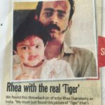 Rhea Chakraborty Instagram - One true love ❤️ #Tiger #rheality ❤️❤️#mainman @indrajitchakraborty607