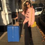Rhea Chakraborty Instagram - And here I am in London Town! #landed #rheality 😍 Love my OOTD from @koovsfashion #KOOVS 💖