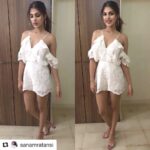 Rhea Chakraborty Instagram - All white everyday .. styled by my fav @sanamratansi , makeup - @shraddhamishra8 , hair - @shefali_hairstylist.81 🌈🌈 #Repost @sanamratansi with @repostapp ・・・ #Repost @style.cell ・・・ @rhea_chakraborty 💥 today for @jockeyindia #popup wearing @asos @stevemaddenindia shoes Styled by @sanamratansi @style.cell #sanamratansiforstylecell Assisted by @anushka_09