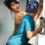 Rhea Chakraborty Instagram - This hottie @shaanmu showing me how to pop that bootie ! I love you monkey, with all my heart .. mwah 💋#rheality #popitlikeitshot