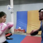 Rhea Chakraborty Instagram - Gimme some kicks ! Gimme some jabs @bikash_mma we are strong like that 💪💪💗