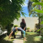 Rhea Chakraborty Instagram - HEALING 🌼 #yogaforlife #chakrasana 🦋 P.S- I’m lucky to have my best friend as my Yoga Guru @samikshashetty_ 💗