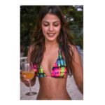Rhea Chakraborty Instagram – Wine a day , keeps the doctor away 😉 #rheality #islandlife 📸 – @karanogram