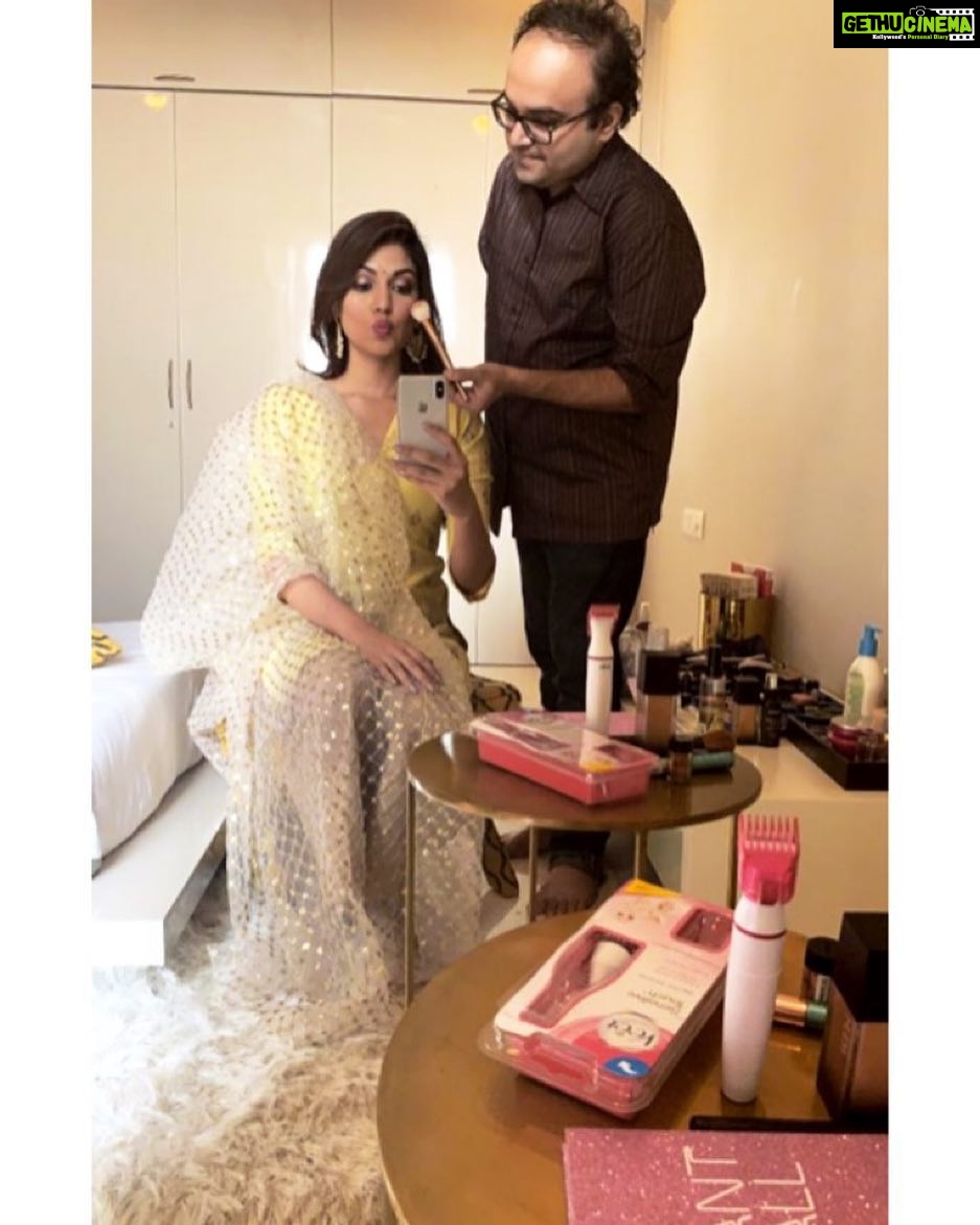 Rhea Chakraborty Instagram - I’m ready for Diwali party of the season, without any stress for last minute salon appointments! Thank you @VeetIndia Sensitive Touch trimmer for helping me get that smooth skin base for a flawless makeup in no time and most of all PAIN-FREE!! Wish you all the luck and happiness!. Makeup by: @neerajnavare.makeupartist Smooth and flawless face by: @VeetIndia #BringInSexyBack #JustVeetIt #smoothskin #inminutes #anytime #anywhere #Diwali #festival #instaveet #instagood!