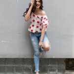 Rhea Chakraborty Instagram - Jalebi promoting #Jalebi , radio trails , styled by my sweet Jalebi @sanamratansi @style.cell ❤️ Top - @madison_onpeddar Makeup - @ahmedansari9216 Hair- @vicharemeghna 📸 - @shaikhhamza_photography