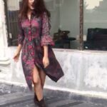 Rhea Chakraborty Instagram - This funky tune from @labelritukumar autumn-winter campaign has got me grooving all day! Let me see your moves and one lucky winner will win a 20K gift hamper from Label Ritu Kumar. Don’t forget to follow @labelritukumar and add the hash tag #JustDanceWithLabel on your video.