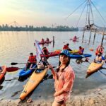 Rima Kallingal Instagram - ‘Be the change you want to see in the world’ ‘World Water Day’ Periyar river clean up drive on kayaks Kadamakudy Island, Kochi #worldwaterday #saveearth #periyarriver #kadamakudy #kadamakudyislands #kochi #kerala #india #rimakallingal #nihararesortandspa #shinihas Kadamakudy Islands