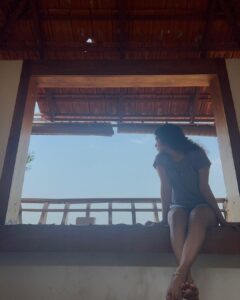 Rima Kallingal Instagram - Her eyes filled with sky… A day in Payyanur with the company of Geethanjali shrees words.