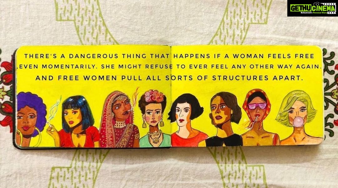 Rima Kallingal Instagram - . (Lines by @regajha and art by @akanksha2103 )