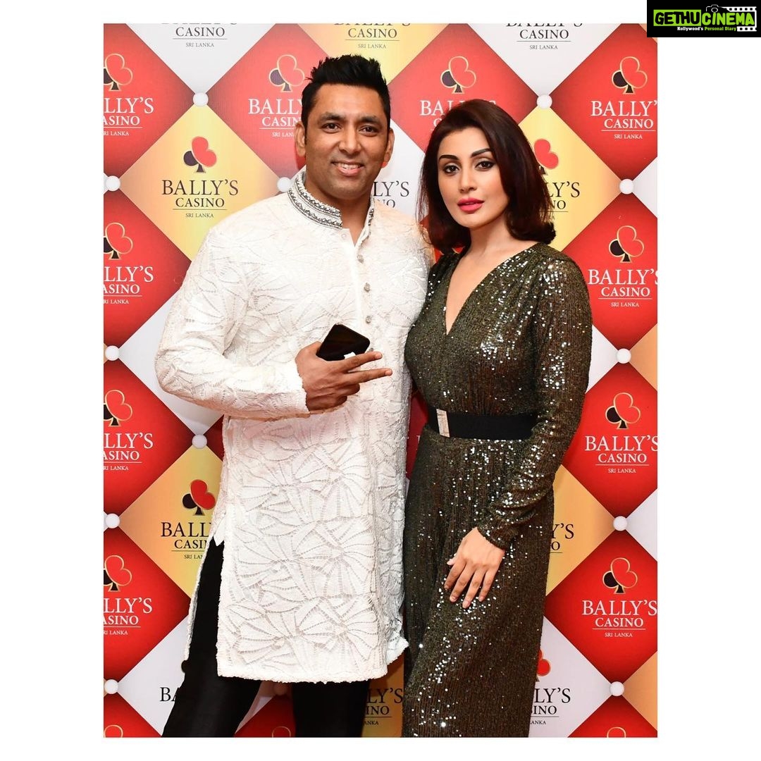 Rimi Sen Instagram - Thank you @shaikfazilballys 🙏🤗 Ballys Casino Colombo