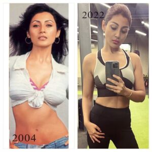 Rimi Sen Instagram - 18 years gone… still work in progress🤭
#beforeandafter