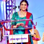 Rinku Rajguru Instagram – Youth festival ☺️🌸
Outfit @advikafashion_ मंगळवेढा