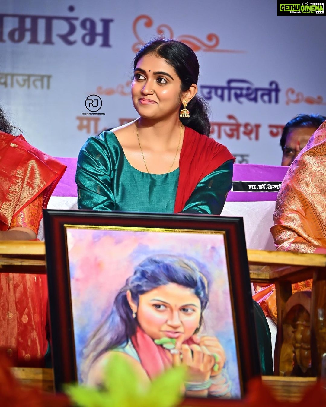 Rinku Rajguru Instagram - Youth festival ☺️🌸 Outfit @advikafashion_ मंगळवेढा