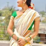 Rinku Rajguru Instagram – Reigning my love for the timeless classic!🌹
#sareelove❤️ #simply Somewhere Peaceful