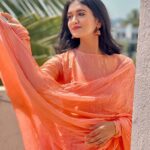 Rinku Rajguru Instagram - "THE TRUE BEAUTY IN A WOMAN IS REFLECTED IN HER SOUL.🌸💕 Outfit: @advikafashion_