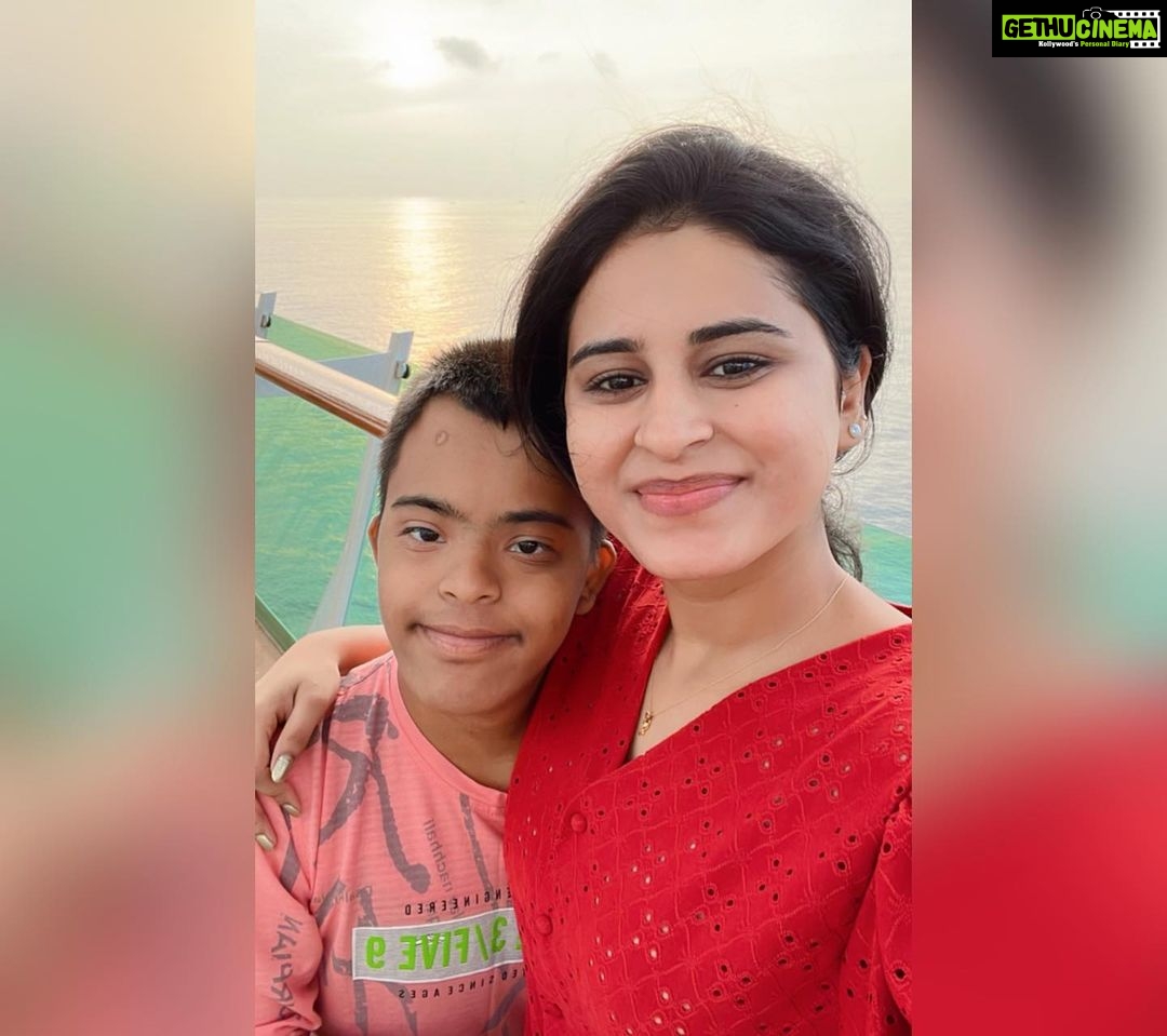 Rithika Tamil Selvi Instagram - That was a wonderful memorable trip🥰had our best days of life in @cordeliacruises 😇🧿 . . . . . #rithika #tamil_rithika #cordeliacruises #cruisetravel #cruiseship #cruisetrip #oceanlife #memorabletrip❤️ #familytime #happiness #positivevibes #onlypostivevibes
