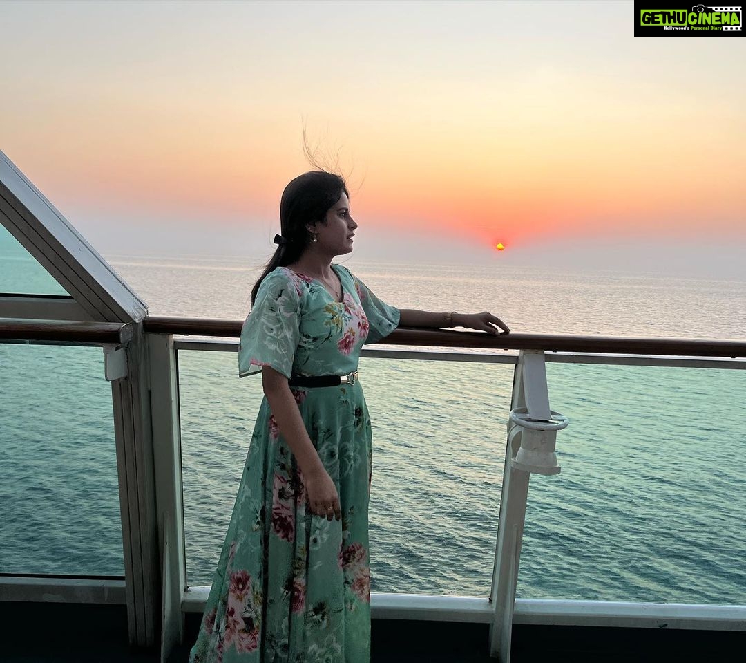 Rithika Tamil Selvi Instagram - That was a wonderful memorable trip🥰had our best days of life in @cordeliacruises 😇🧿 . . . . . #rithika #tamil_rithika #cordeliacruises #cruisetravel #cruiseship #cruisetrip #oceanlife #memorabletrip❤️ #familytime #happiness #positivevibes #onlypostivevibes