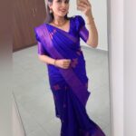 Rithika Tamil Selvi Instagram - 💙💙💙 Saree @dorcas_clothing_fashion Jewels @made_for_hers . . . #rithika #tamil_rithika #rithikatamilselvi #rithikavijaytv #cwcrithika #vijaystars #vijaytelevision #sareelove #bluesaree #traditionalwear #traditionalsaree