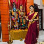 Rithika Tamil Selvi Instagram - Navaratri vibes✨ . . . #rithika #tamil_rithika #navaratri2022 #navaratrigolu #vijaystars #vijaytelevision