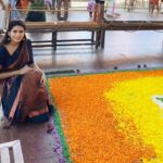 Rithika Tamil Selvi Instagram - 🌸ONAM ASHAMSAKAL🌼 . . . . #rithika #tamil_rithika #guruvayoortemple #onamvibes #onam2022 #onamspecial #vijaystars #vijaytelevision