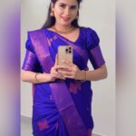 Rithika Tamil Selvi Instagram - 💙💙💙 Saree @dorcas_clothing_fashion Jewels @made_for_hers . . . #rithika #tamil_rithika #rithikatamilselvi #rithikavijaytv #cwcrithika #vijaystars #vijaytelevision #sareelove #bluesaree #traditionalwear #traditionalsaree