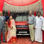 Rithika Tamil Selvi Instagram - Feeling glad to unveil the all new face lifted “BREZZA 2022” at Trichy & Tanjore Maruti Suzuki Arena showrooms. Thanks to “Pillai & sons & Mr.Srinivasan sir” for having me as a special guest. It was my pleasure to be a part of this great launch. All new Brezza with more added features, do check out at ur nearby Arena showrooms✌️ . . #rithika #tamil_rithika #specialguest #brezza2022 #brezza2022launchdate #newbrezzalaunch #newbrezzalaunchtrichy
