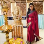 Rithika Tamil Selvi Instagram - ☺️❤️ . . . Saree @ashas_womens_collection Blouse @thisadesignstudio . . #Rithika #rithikavijaytv #tamil_rithika #vijaystars #vijaytelevision #RithikaTamilselvi #sareelove