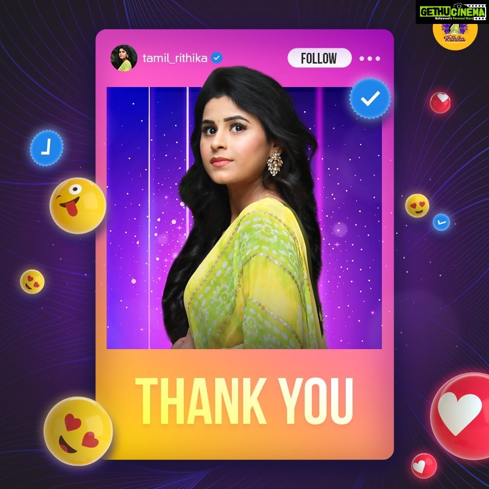 Rithika Tamil Selvi Instagram - Hi makkale, my Instagram account is finally verified🥳😃 Thank you all for the love and support!! ♥️🙏 Special thanks to team @trendloud for making this happen.✌️ . . #rithika #tamil_rithika #rithikavijaytv #vijaystars #vijaytelevision #RithikaTamilselvi