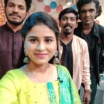 Rithika Tamil Selvi Instagram - 😊 @bjbala_kpy @kuraishi_the_entertainer @sarath_kpy . . . Chudi @elegant_fashion_way Designer @thisadesignstudio . . . #rithika #RithikaTamilselvi #tamil_rithika #vijaystars #vijaytelevision