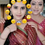 Rithika Tamil Selvi Instagram - Fun time 😀 @suchitraks Amma♥️ . . . #rithika #rithikavijaytv #baakiyalakshmi #baakiyalakshmi_serial #vijaystars #vijaytelevision
