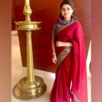 Rithika Tamil Selvi Instagram - ☺️❤️ . . . Saree @ashas_womens_collection Blouse @thisadesignstudio . . #Rithika #rithikavijaytv #tamil_rithika #vijaystars #vijaytelevision #RithikaTamilselvi #sareelove