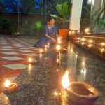 Rithika Tamil Selvi Instagram - 🪔 🪔 🪔🪔 . . . . #rithika #tamil_rithika #karthigaideepam