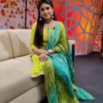 Rithika Tamil Selvi Instagram - 😊 @bjbala_kpy @kuraishi_the_entertainer @sarath_kpy . . . Chudi @elegant_fashion_way Designer @thisadesignstudio . . . #rithika #RithikaTamilselvi #tamil_rithika #vijaystars #vijaytelevision