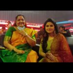 Rithika Tamil Selvi Instagram - That was a great day with these lovely people 😍especially I'm soo happy that I met my most favorite singer @kschithra amma❤felt so blessed ☺ . . . . #rithika #rithikavijaytv #tamil_rithika #vijaystars #vijaytelevision #supersinger #supersinger8 #supersingerfinale
