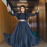 Rithika Tamil Selvi Instagram - 🖤😊 . . . . Designer @thisadesignstudio . . . #rithika #rithikavijaytv #comedyrajakalakkalrani #tamil_rithika