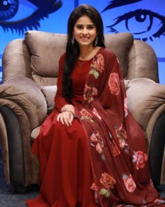 Rithika Tamil Selvi Instagram - Good night ❤😊 Outfit from @the_apparelstores . . . . #Rithika #rithikavijaytv #rithikacookwithcomali #tamilselvi_rithika #tamil_rithika #vijaystars #vijaytelevision #rithika #rithikacwc