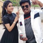 Rithika Tamil Selvi Instagram - With @mathuraimuthu1980 anna & dear @dharshagupta ☺ . . . . . #rithika #tamil_rithika #rithikavijaytv #Rithika #rithikacwc #vijaystars #vijaytvstars