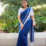 Rithika Tamil Selvi Instagram - “The only way to do great work is to love what u do”. -Steve jobs Good evening people 😊 Saree @ashas_womens_collection Blouse @niraa_celebrating_fashions . . . #rithika #tamil_rithika #vijaystars #vijaytelevision #amirthabaakiyalakshmi #baakiyalakshmi_vijaytv #sareelove #cottonsaree