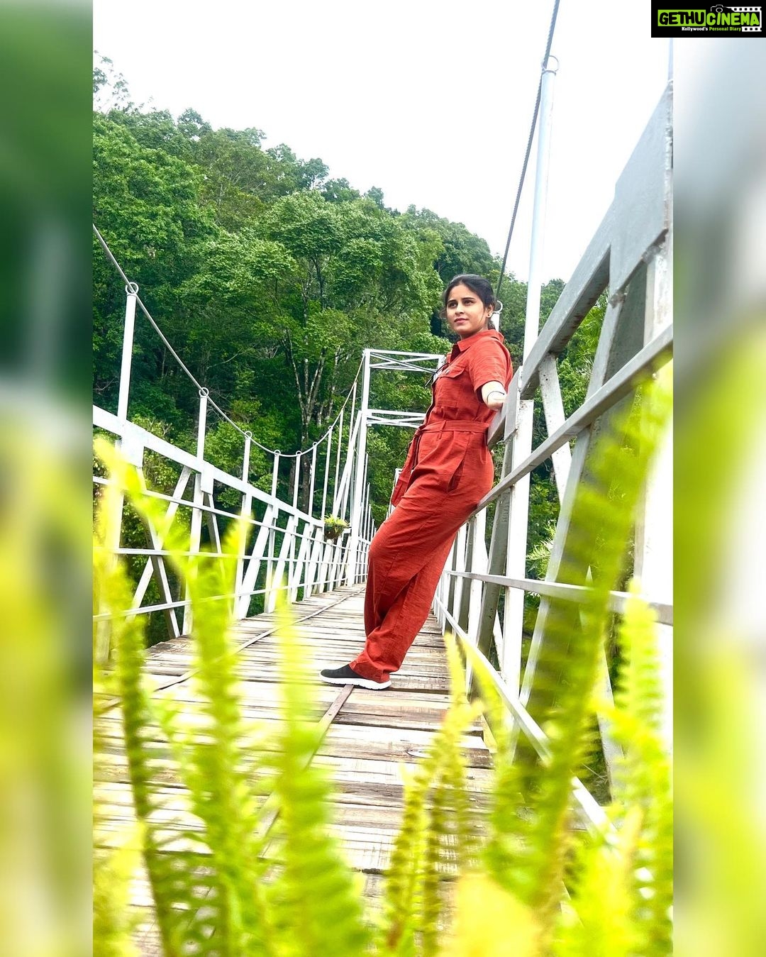 Rithika Tamil Selvi Instagram - Peace can be found in every piece of nature 🌿✌️ property @wildplanetresort Travel partner @tripstoluxury #tamil_rithika #rithika #rithikavijaytv #vijaystars #vijaytelevision #vacation #tamilnadutourism #wildplanet #wildplanetresort #vacationmode Wild Planet