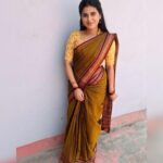 Rithika Tamil Selvi Instagram - Happiness is not by chance but by choice. Be happy always 😊 Sarees @ashas_womens_collection . . . . #rithika #tamil_rithika #baakiyalakshmi_serial #rithikasaree #baakiyalakshmi #vijaystars #vijaytelevision #rithikatamilselvi