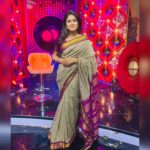 Rithika Tamil Selvi Instagram - Happy to be a part of start music season 4😀 Do watch & enjoy today at 8pm 😀✌️ Saree @ashas_womens_collection Jewellery @made_for_hers . . . . #rithika #tamil_rithika #startmusicseason4 #vijaystars #vijaytelevision #baakialakshmivijaytv #amirthabaakiyalakshmi #baakiyalakshmi_serial #rithikatamilselvi