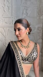 Rukmini Maitra Instagram - She’s my Black Magic Woman… @rukminimaitra ❤️❤️ Styled by @styleographbychikkygoenka Assisted by @sumana8775 @ankitabiswas2203 #mekeupartist #hairandmakeup #makeupartistprasenjit ❤️❤️