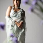 Rukmini Maitra Instagram - Believe in the Power of Beauty in Simplicity..🤍💜 Outfit @eshaanijayaswal Styling @styleographbychikkygoenka Makeup @makeupbybithikabenia Hair @hairbymousami Photography @pixelamalgam
