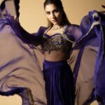 Rukmini Maitra Instagram - Throwback 💜😉 #dancedancejuniorseason3 every Saturday and Sunday at 9:30pm only on @starjalsha Outfit @rashikapoorofficial Styling @styleographbychikkygoenka Makeup @makeupbybithikabenia Hair @hairbymousami Photography @pixelamalgam