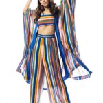 Rukmini Maitra Instagram - I truly could be any colour you like!🌈🌈🌈😃 Outfit @labelnityabajaj Styling @styleographbychikkygoenka Makeup @makeupbybithikabenia Hair @hairbymousami Photography @pixelamalgam