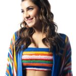 Rukmini Maitra Instagram - I truly could be any colour you like!🌈🌈🌈😃 Outfit @labelnityabajaj Styling @styleographbychikkygoenka Makeup @makeupbybithikabenia Hair @hairbymousami Photography @pixelamalgam