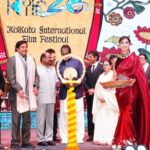 Rukmini Maitra Instagram - Such an honour inaugurating the #28thKIFF alongside our Honorable Chief Minister @mamataofficial and other eminent stalwarts of the industry.. Truly Grateful 🙏🏻⭐️ #KIFF2022 #KIFF