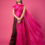 Rukmini Maitra Instagram - "Enough of PINK!".. Said No Girl Ever!💕😌 #dancedancejuniorseason3 tonight at 9:30pm only on @starjalsha Outfit @richakhemkalabel Styling @styleographbychikkygoenka Makeup @makeupbybithikabenia Hair @hairbymousami Photography @pixelamalgam